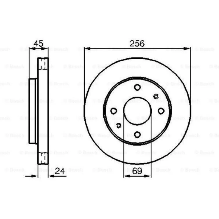 Гальмівний диск Bosch 0 986 478 531 відгуки - зображення 5