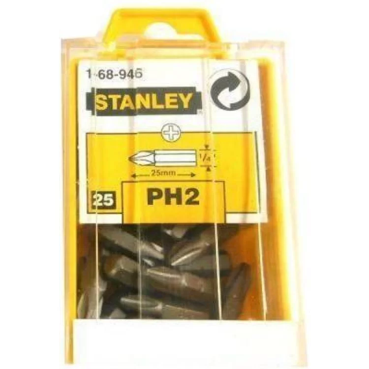 Набор бит Stanley Ph2, 25мм, 25шт. (1-68-946) цена 327грн - фотография 2