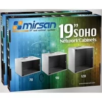 Шкаф настенный Mirsan SOHO 9U 19" 535x400, RAL 7035 (MR.SOH09U40DE.02)