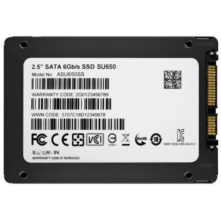 Накопичувач SSD 2.5" 256GB ADATA (ASU650SS-256GT-R) відгуки - зображення 5