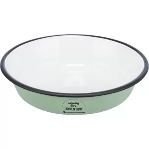 Посуда для кошек Trixie Миска металлическая 200 мл/12 см (зеленая) (4047974252147)