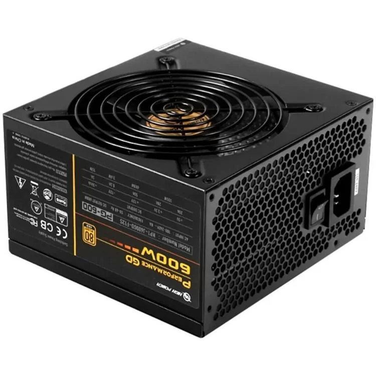 Блок живлення HighPower 600W (HP1-J600GD-F12S) ціна 4 401грн - фотографія 2