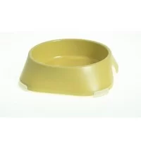 Посуда для собак Fiboo Миска без антискользящих накладок L желтая (FIB0159)