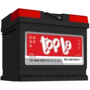 Аккумулятор автомобильный Topla 40 Ah/12V Energy Euro (108 044)