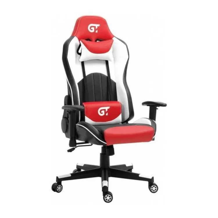 Крісло ігрове GT Racer X-5813 Black/Red/White ціна 7 979грн - фотографія 2