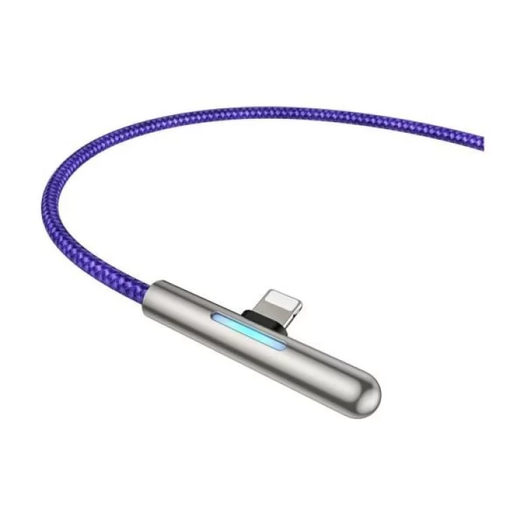продаємо Дата кабель USB 3.1 AM to Lightning 2.0m CAL7C 1.5A 90 Purple Baseus (CAL7C-B05) в Україні - фото 4