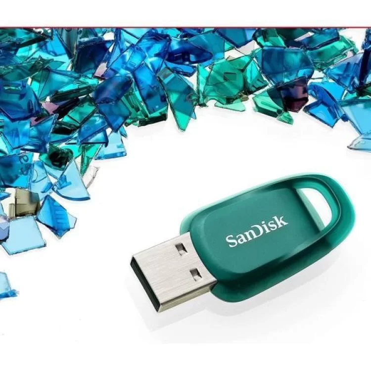 USB флеш накопичувач SanDisk 64GB Ultra Eco USB 3.2 (SDCZ96-064G-G46) ціна 507грн - фотографія 2