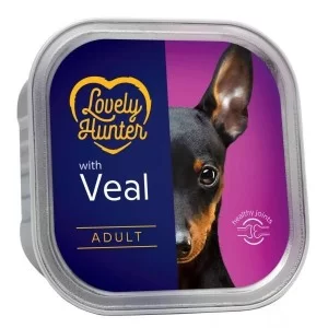 Влажный корм для собак Lovely Hunter Adult Veal 150 г (LHU45444)