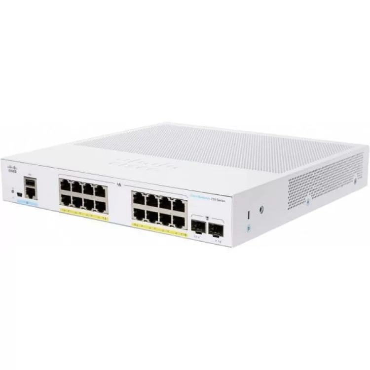 Комутатор мережевий Cisco CBS250-16P-2G-EU