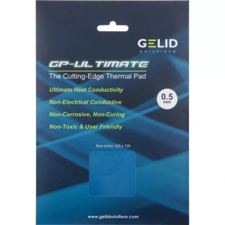 продаємо Термопрокладка Gelid Solutions GP-Ultimate Thermal Pad 120x120x1,5 mm (TP-GP04-S-C) в Україні - фото 4