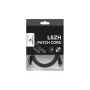 Патч-корд 2м S/FTP Cat 6A CU LSZH black Cablexpert (PP6A-LSZHCU-BK-2M)