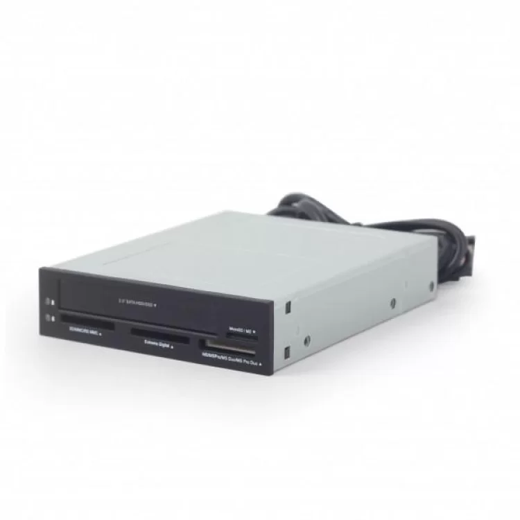 в продажу Зчитувач флеш-карт Gembird SD/MMC/RS-MMC/MicroSD + 2.5'' HDD/SSD (FDI2-ALLIN1-03) - фото 3