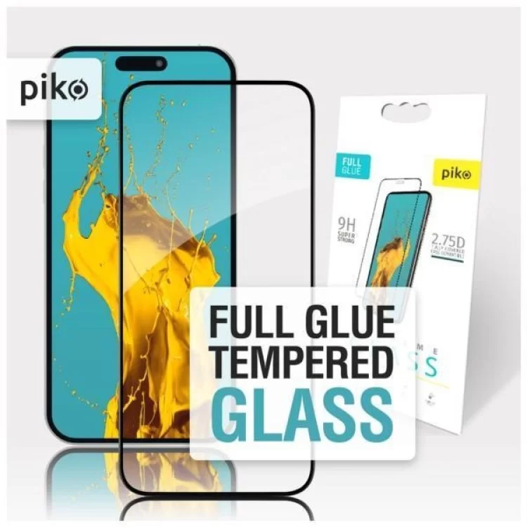 Стекло защитное Piko Full Glue Apple iPhone 15 (1283126575273) цена 374грн - фотография 2