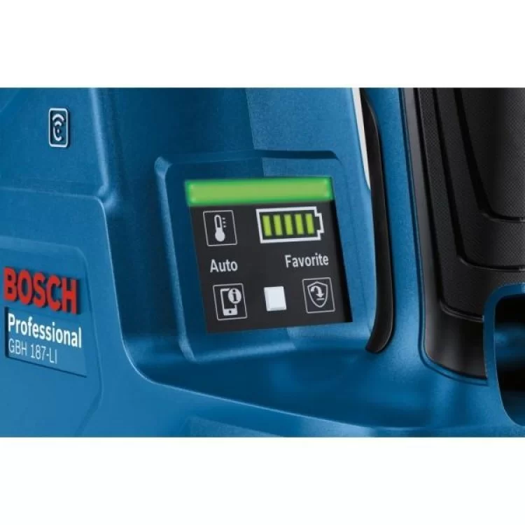 Перфоратор Bosch GBH 187-LI Professional 18 В, SDS-Plus, 2.4 Дж, 980 об/мин (без АКБ и ЗУ) (0.611.923.020) - фото 9