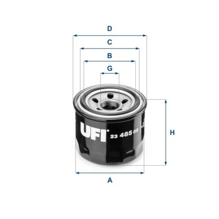 Фильтр масляный UFI 23.485.00