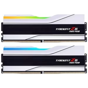 Модуль пам'яті для комп'ютера DDR5 64GB (2x32GB) 6000 MHz Trident Z5 Neo RGB Matte White G.Skill (F5-6000J3036G32GX2-TZ5NRW)