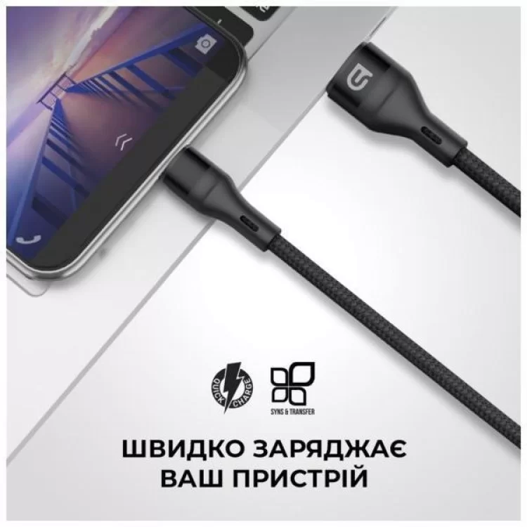 в продаже Дата кабель USB 2.0 AM to Micro 5P 1.2m AR87 3A black Armorstandart (ARM64038) - фото 3