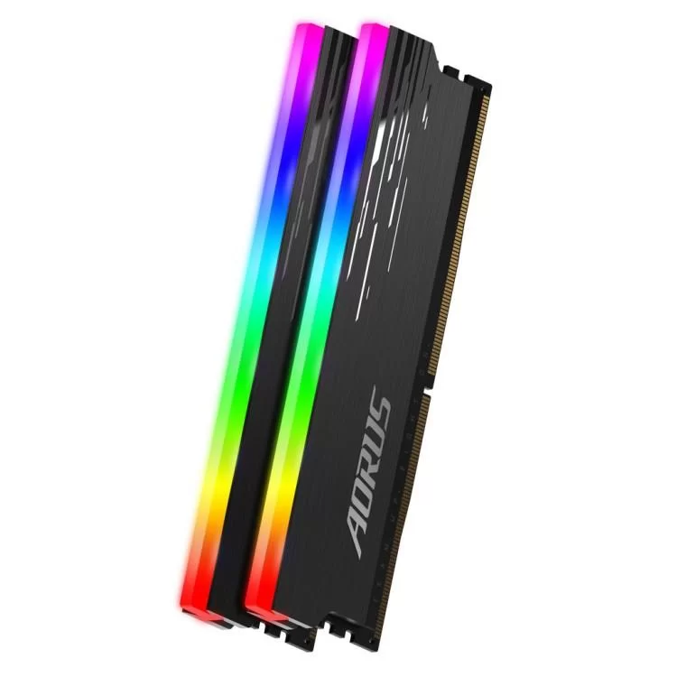 Модуль памяти для компьютера DDR4 16GB (2x8GB) 3733 MHz AORUS RGB Fusion 2.0 Memory boost GIGABYTE (GP-ARS16G37D) цена 3 563грн - фотография 2