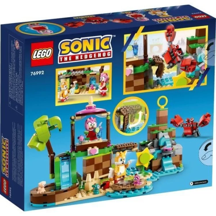 Конструктор LEGO Sonic the Hedgehog Остров Эми для спасения животных 388 деталей (76992) обзор - фото 8