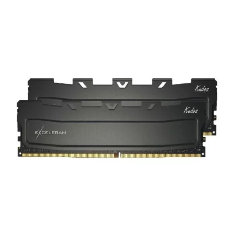 Модуль памяти для компьютера DDR4 32GB (2x16GB) 3200 MHz Black Kudos eXceleram (EKBLACK4323216XD)