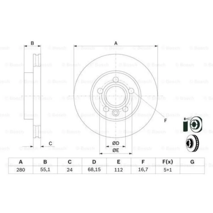 Тормозной диск Bosch 0 986 478 846 отзывы - изображение 5