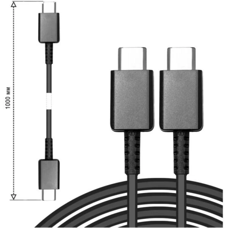 в продажу Дата кабель USB-C to USB-C 1.0m SC-200a black XoKo (XOKO SC-200a-BK) - фото 3