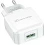 Зарядное устройство Grand-X USB 5V 2,1A White + cable USB -> Lightning, Cu (CH03LTW)