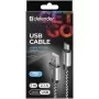 Дата кабель USB 2.0 AM to Micro 5P 1.0m USB08-03T PRO white Defender (87803)