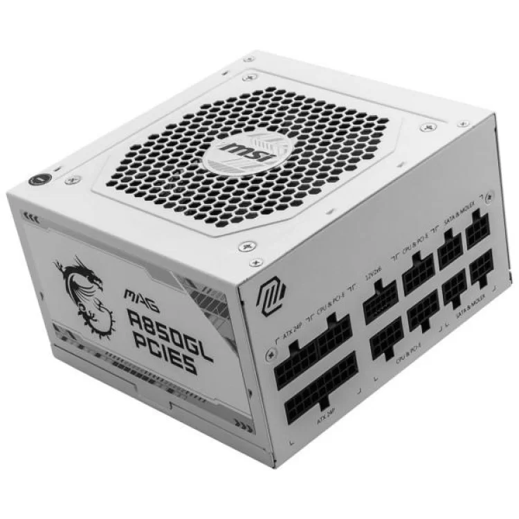 Блок питания MSI 850W (MAG A850GL PCIE5 WHITE) цена 10 878грн - фотография 2