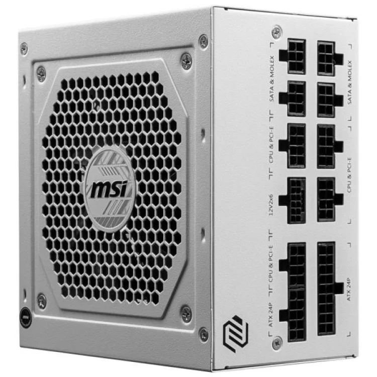 Блок питания MSI 850W (MAG A850GL PCIE5 WHITE) - фото 9