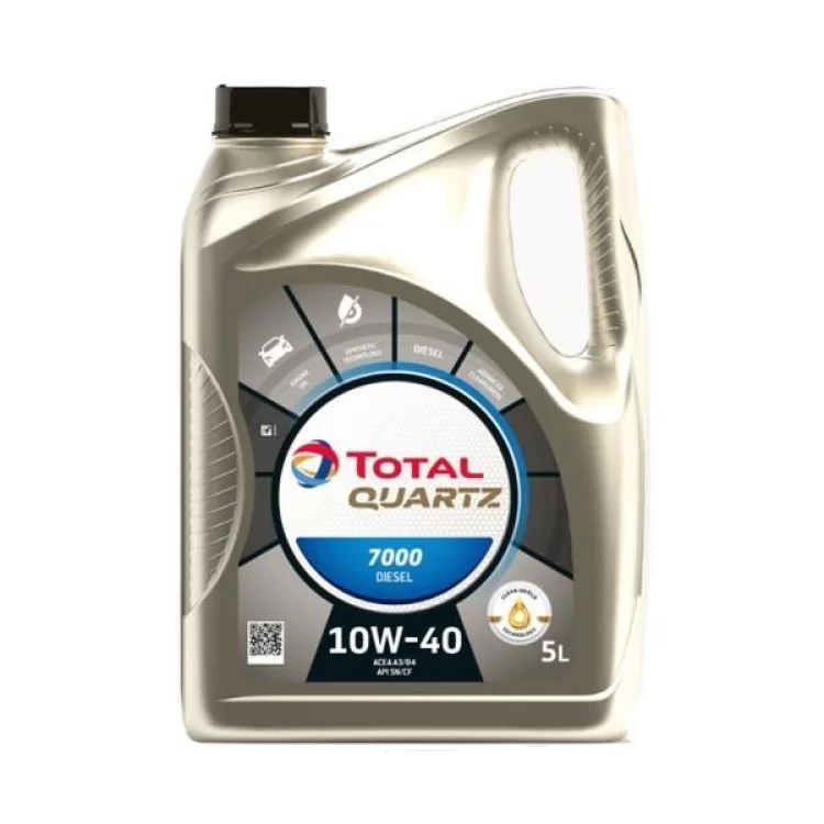 Моторна олива Total QUARTZ DIESEL 7000 10W-40 5л (TL 216681)