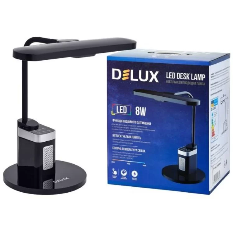 Настільна лампа Delux LED TF-540 8 Вт (90018134) ціна 1 887грн - фотографія 2