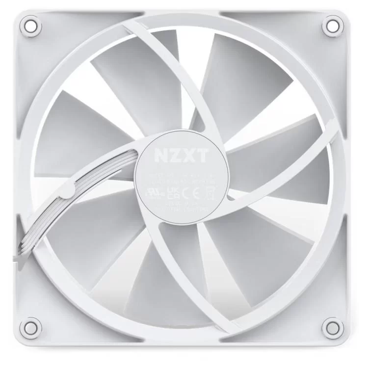 Кулер для корпуса NZXT F140RGB - 140mm RGB Fans - Single (White (RF-R14SF-W1) инструкция - картинка 6