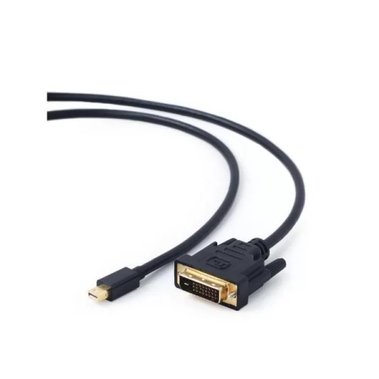 Кабель мультимедійний miniDisplayPort to DVI 1.8m Cablexpert (CC-mDPM-DVIM-6) ціна 830грн - фотографія 2