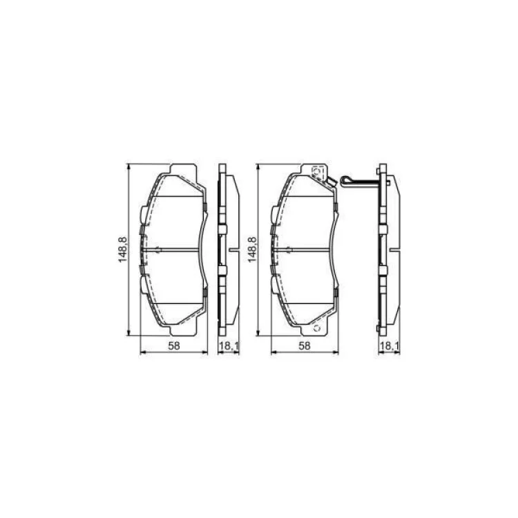 Гальмівні колодки Bosch 0 986 461 142 інструкція - картинка 6