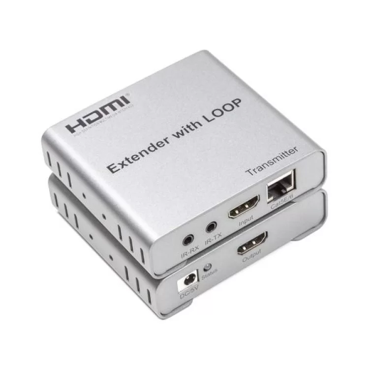 продаємо Адаптер HDMI 4K/30hz, up to 100m via CAT5E/6, loop-out (HDES12-LOOP) PowerPlant (CA912964) в Україні - фото 4