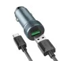 Зарядное устройство HOCO Z49A Level USB Metal Gray (6931474795731)