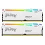 Модуль пам'яті для комп'ютера DDR5 64GB (2x32GB) 5200 MHz Beast White RGB Kingston Fury (ex.HyperX) (KF552C36BWEAK2-64)