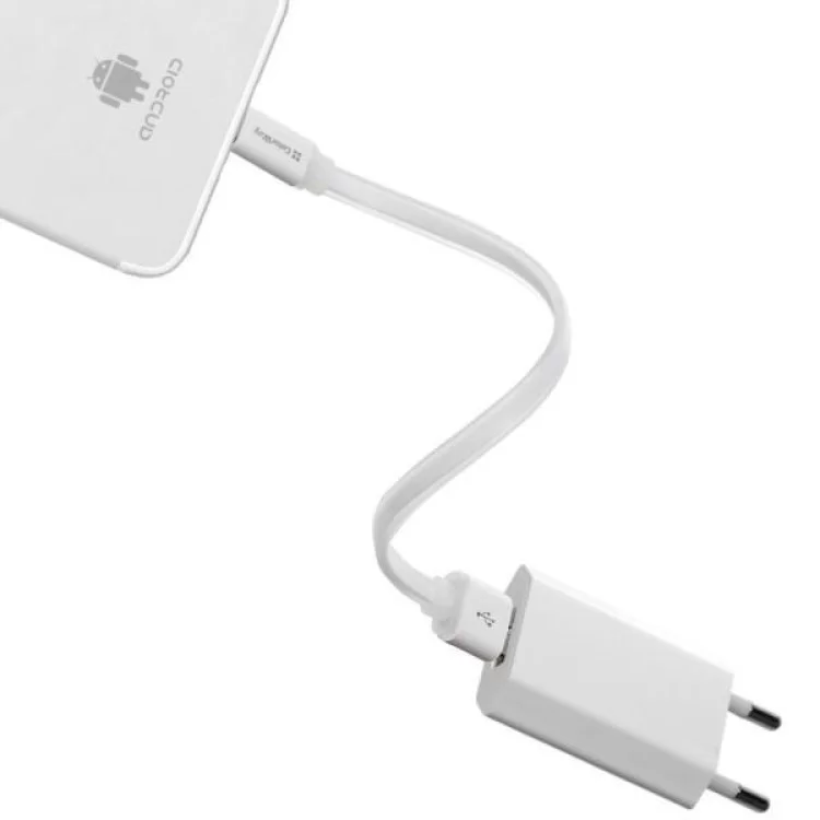 Дата кабель USB 2.0 AM to Micro 5P 0.25m white ColorWay (CW-CBUM-MUM25W) отзывы - изображение 5