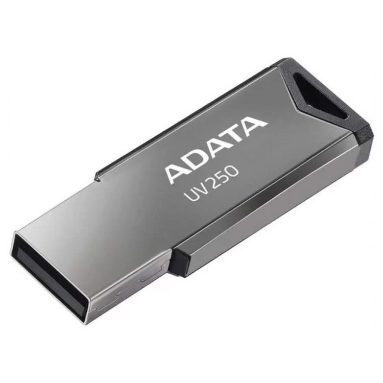 USB флеш накопичувач ADATA 32GB UV250 Metal Black USB 2.0 (AUV250-32G-RBK) ціна 323грн - фотографія 2