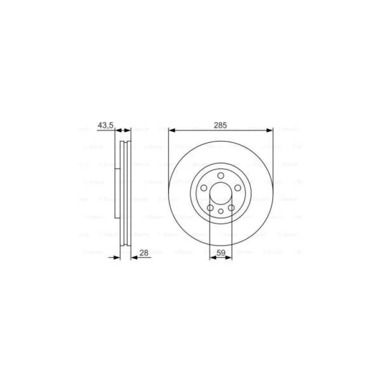 Тормозной диск Bosch 0 986 479 S62