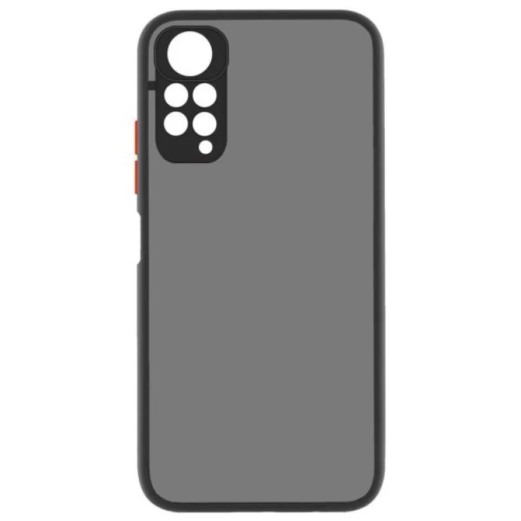 Чохол до мобільного телефона MakeFuture Xiaomi Redmi Note 11 Frame (Matte PC+TPU) Black (MCMF-XRN11BK)