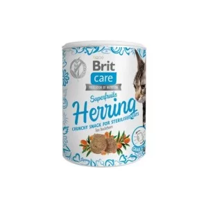 Лакомство для котов Brit Care Superfruits Herring 100 г - сельдь (8595602555710)