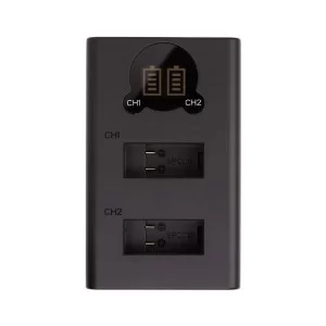 Зарядний пристрій для фото PowerPlant GoPro SPCC1B with display 2 slots (CH980253)