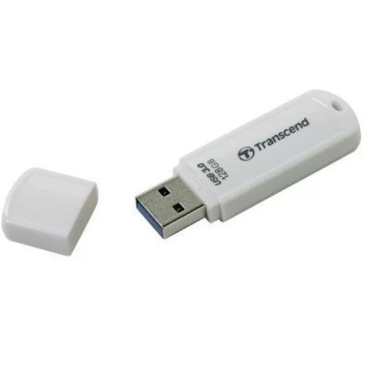 продаємо USB флеш накопичувач Transcend 128GB JetFlash 730 White USB 3.0 (TS128GJF730) в Україні - фото 4