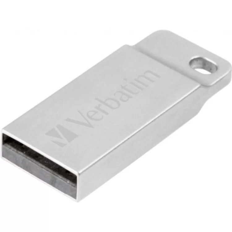 USB флеш накопичувач Verbatim 64GB Metal Executive Silver USB 2.0 (98750) ціна 380грн - фотографія 2