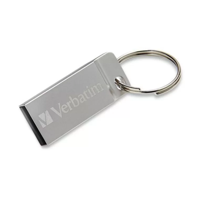 в продажу USB флеш накопичувач Verbatim 64GB Metal Executive Silver USB 2.0 (98750) - фото 3