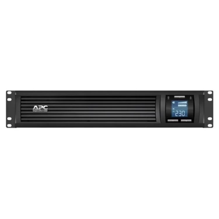 Пристрій безперебійного живлення APC Smart-UPS C RM 1500VA LCD 230V (SMC1500I-2U) ціна 46 068грн - фотографія 2