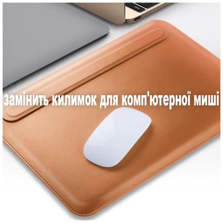 в продажу Чохол до ноутбука BeCover 14.2" MacBook ECO Leather Gray (709709) - фото 3