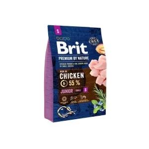 Сухий корм для собак Brit Premium Dog Junior S 3 кг (8595602526260)